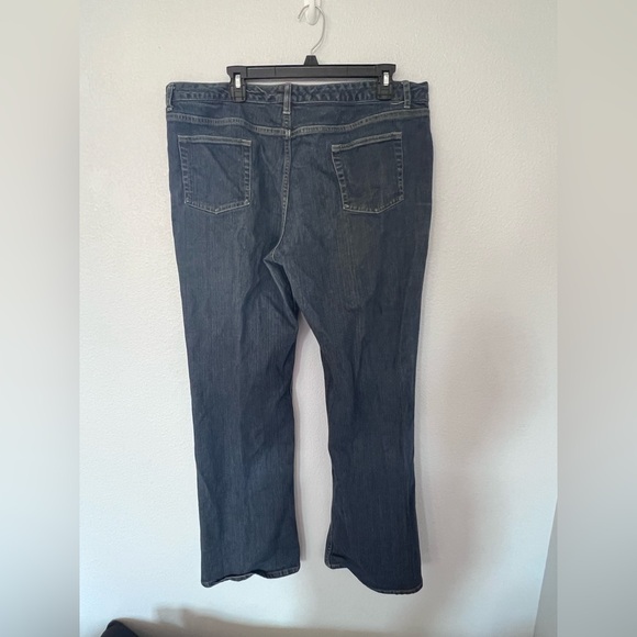 K. Jordan Dark Wash Plus Size Bootcut Jeans Size 18 - Picture 2 of 3